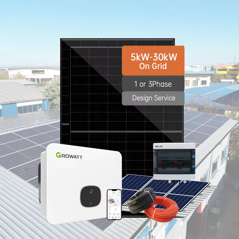 Système Triphasé On-Grid Commercial